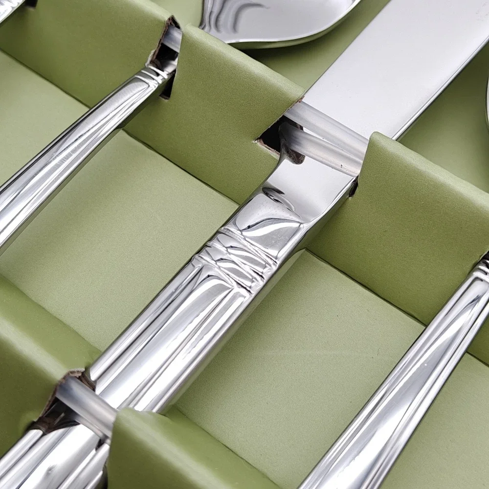 Brandani Italy 20 Piece COTTAGE Stainless Flatware Set Hotel Collection New